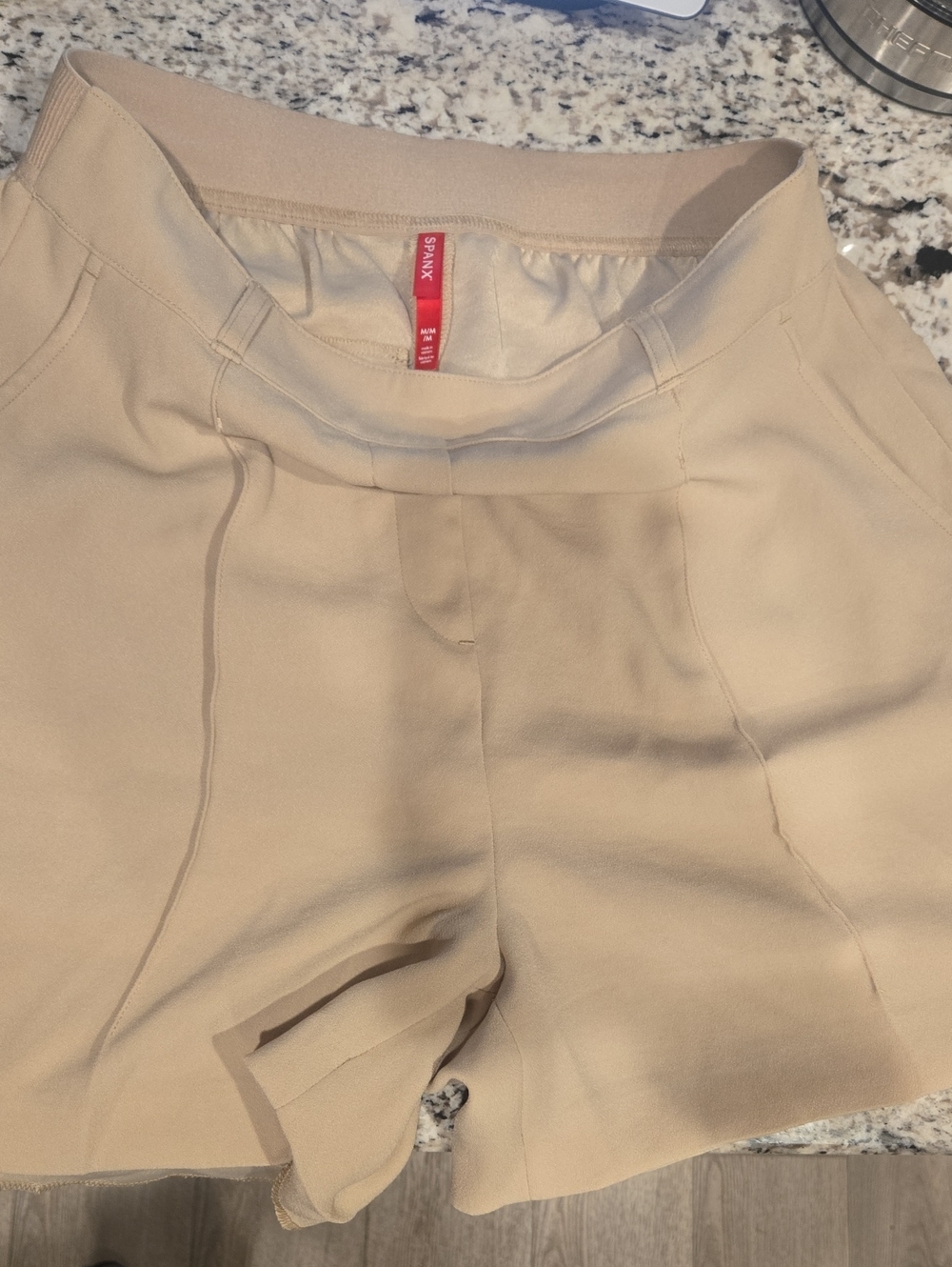SPANX Nude High-Waist Sculpting Shorts
